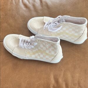 Vans Off-White High-Top Sneakers